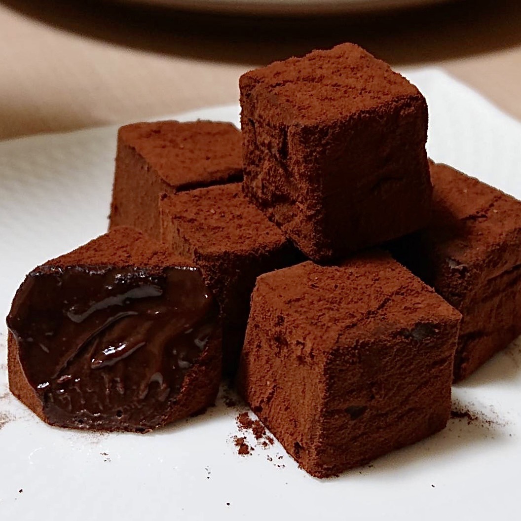 電子レンジで簡単生チョコレートのレシピ